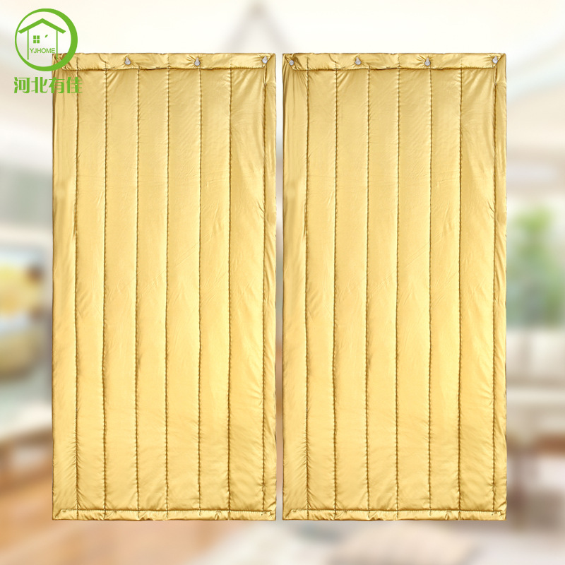 冬季棉門簾廠家加厚隔音商場超市保溫保暖PU皮革棉門簾