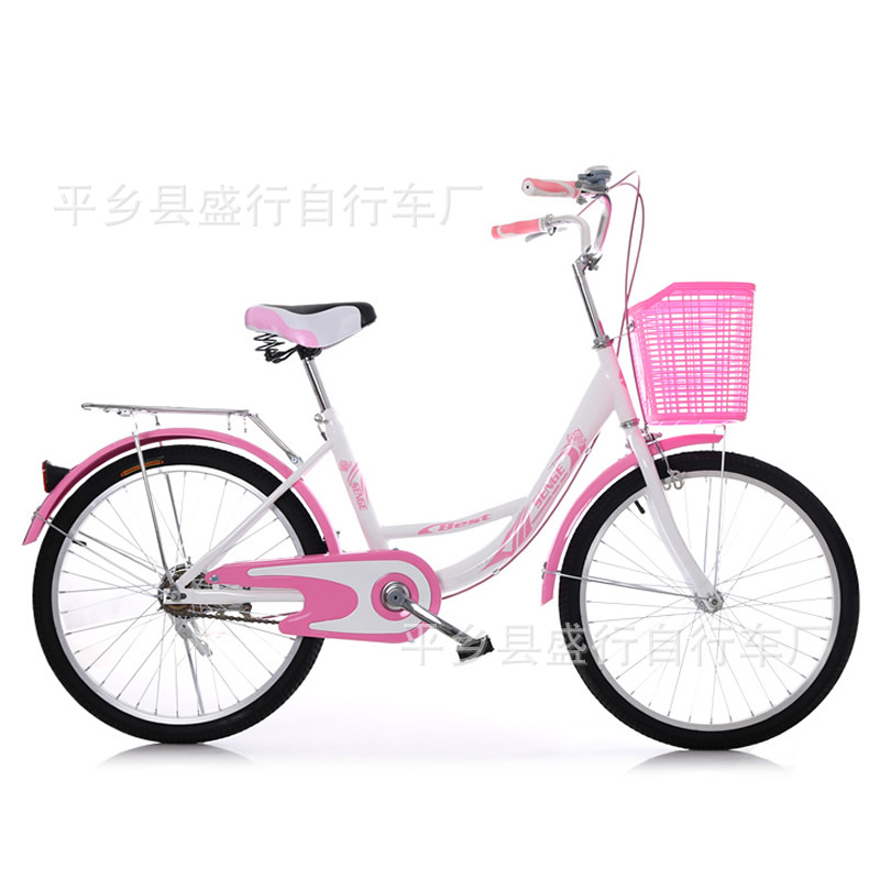 Bicycle Ladies commute Bicycle ordinary old-fashioned City Retro Mobility light adult princess student lady