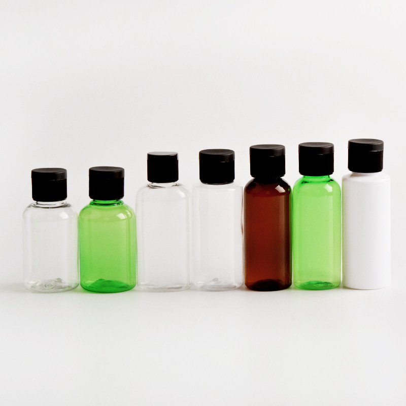 50ml翻盖PET塑料空瓶子 样品瓶 蝴蝶盖化妆品空瓶 乳液分装瓶