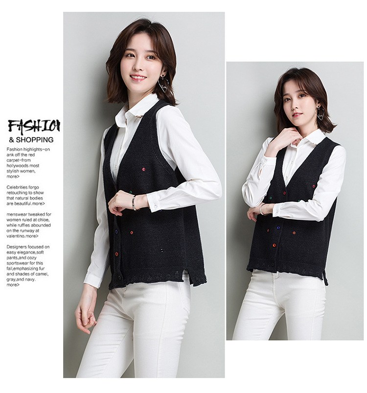 Gilet femme XIN YUROU en Tricot - Ref 3317979 Image 30