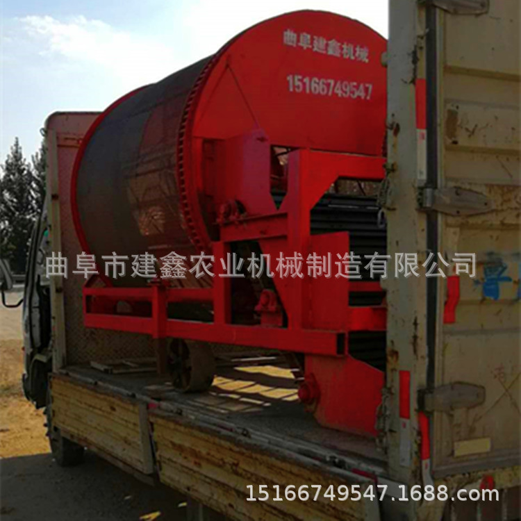 广东惠州油莎豆收获机中药材挖掘机起根机滚筒元胡收获机定做厂家