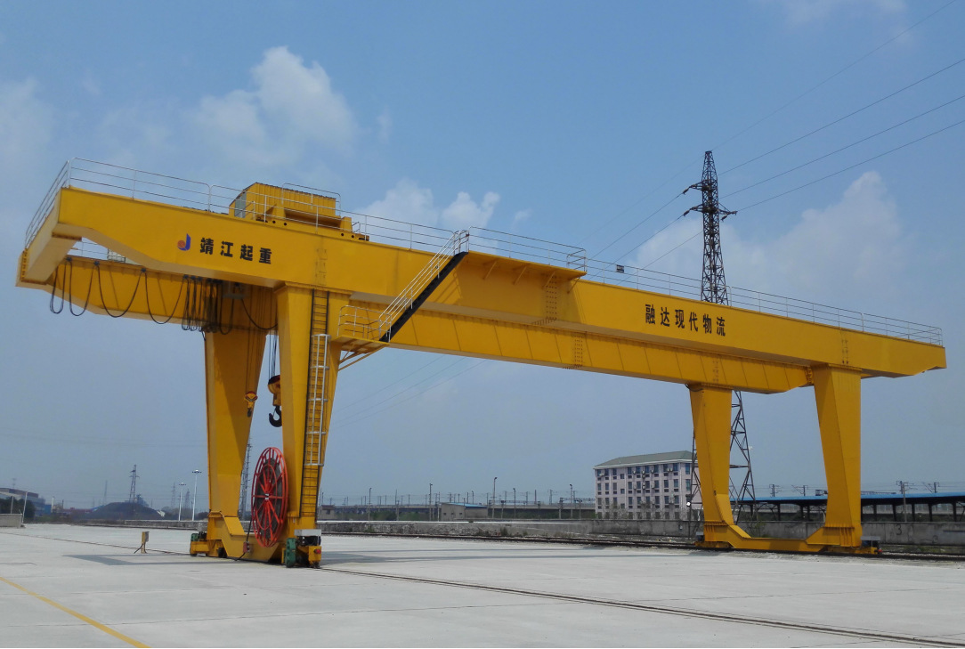 铁路沿线适用 箱式结构 电动双梁龙门吊 10t20t40t50t100t