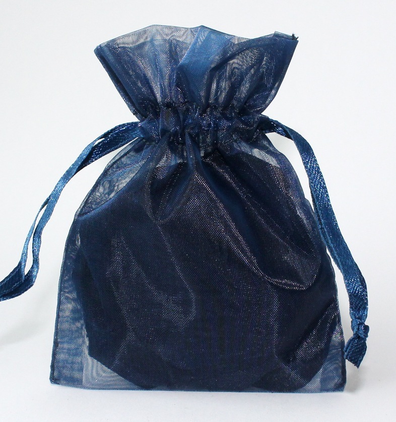 【批量低价供应】3x4海军蓝纱袋 可定制尺寸