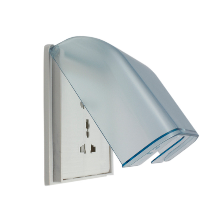 86型防濺盒 浴室衛生間插座防水盒 86型防水罩開關保護蓋板