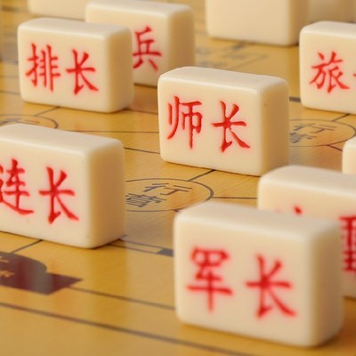 小学生2人成人带磁性军棋儿童军旗陆战棋折叠棋盘陆军棋军期