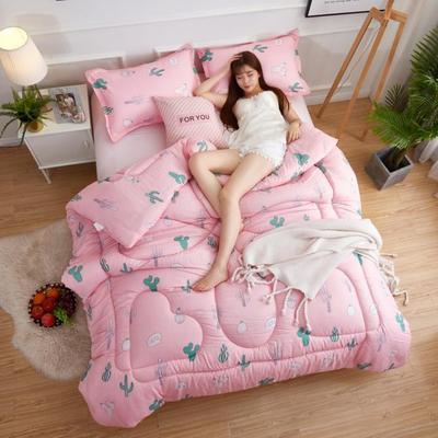 Net Red Flamingo Summer quilt Double Winter quilt The quilt core Cartoon quilt Manufactor supply Brushed thickening