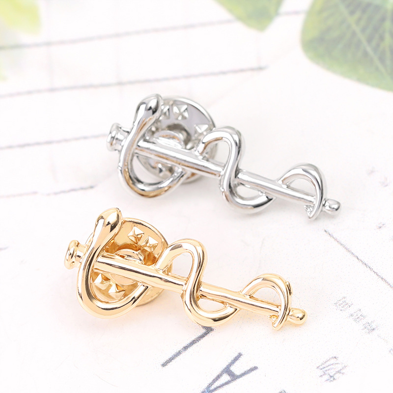 Fashion Snake Alloy Plating Unisex Brooches display picture 1