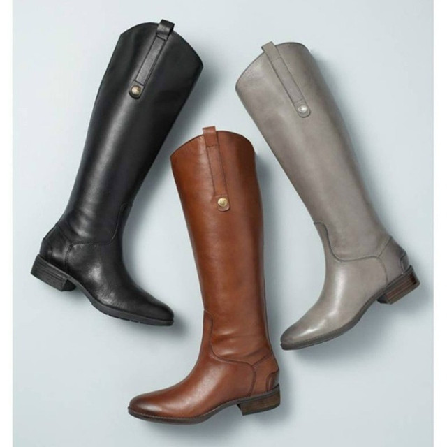 Autumn and Winter New Long-Bottom Women’s Boots