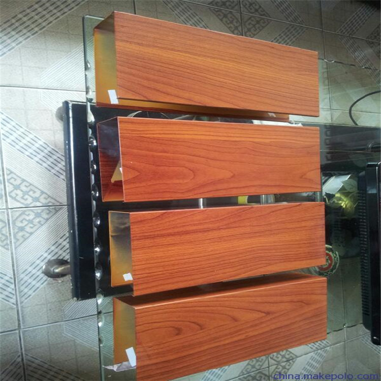 厂家直销铝方通U型 40*80方通木纹优质吊顶材料颜色尺寸可定制|ru