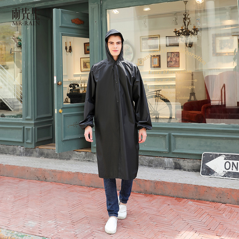 Polyester hooded poncho long coat raincoat travel one-piece raincoat adult thickened outdoor mountaineering raincoat poncho Polyester hooded poncho long coat raincoat travel one-piece raincoat adult thickened outdoor mountaineering raincoat poncho