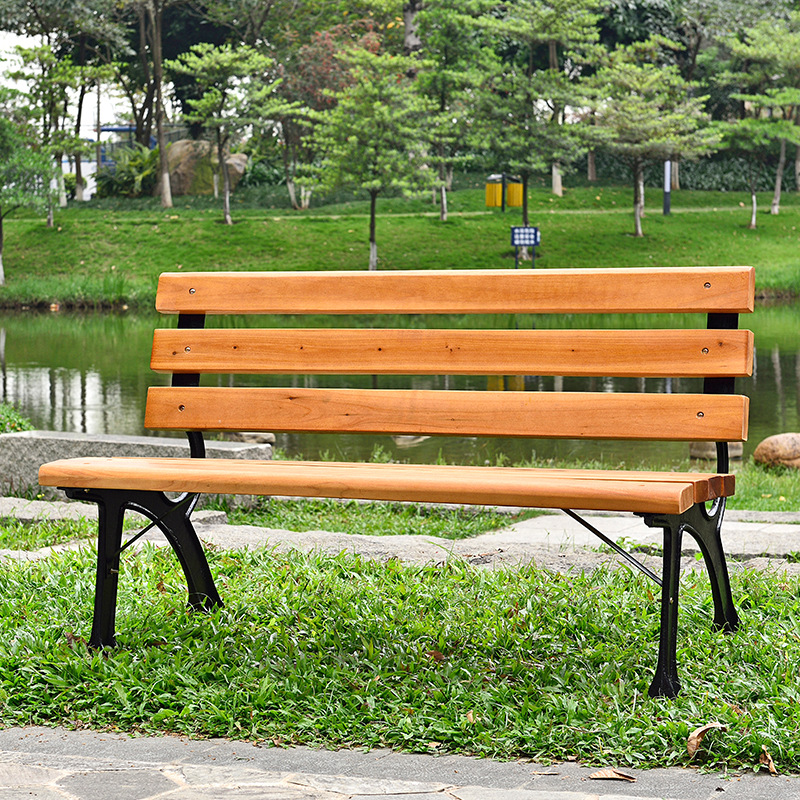 Garden Scenic Area Outdoor Park Leisure Chair Square Bright Chair Resting Waiting Chair Bear Park Seat
