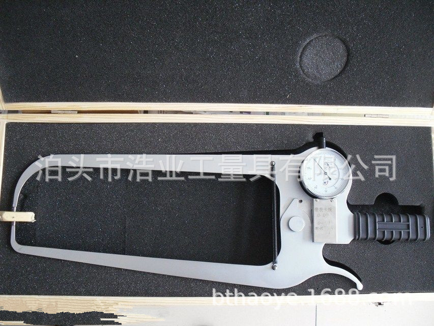 带表外卡规0-100x250 300 针盘式350 400 450 500 测量管壁厚板厚