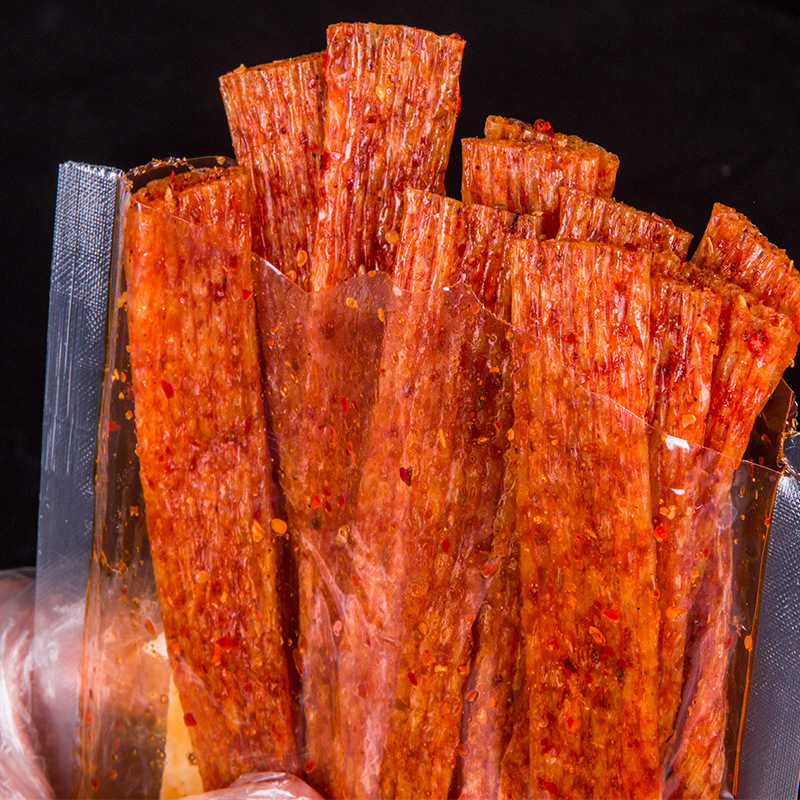 怡冠园100g意大利烧烤辣条湖南特产零食面筋麻辣 休闲零食代发
