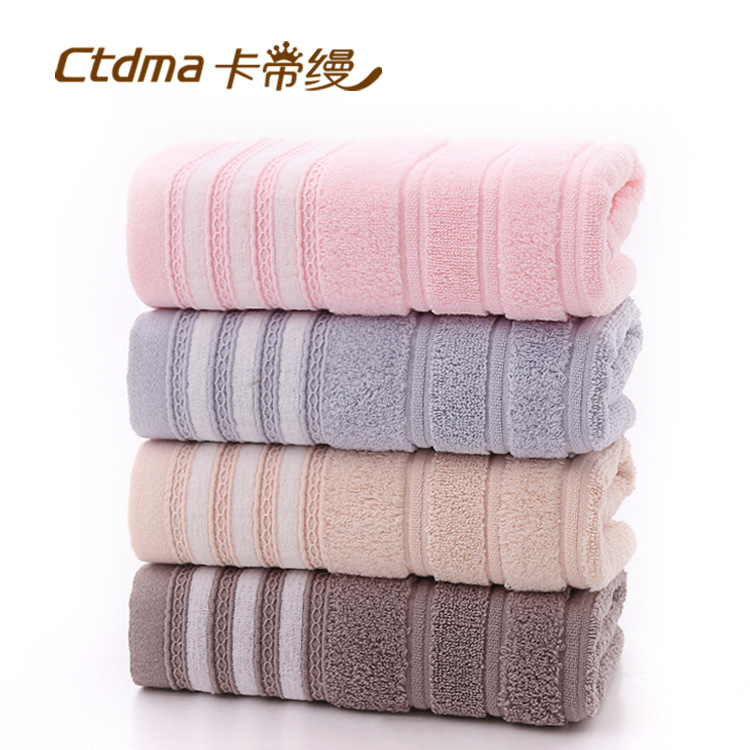 Wholesale Cotton Towels 100% Cotton Face Towels Adult Bath Towels Can Be Embroidered with Logo for Barber Shops Soft and Skin-Friendly