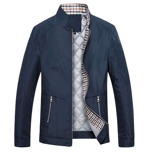 Spring and autumn men’s stand collar business coat casual versatile jacket man