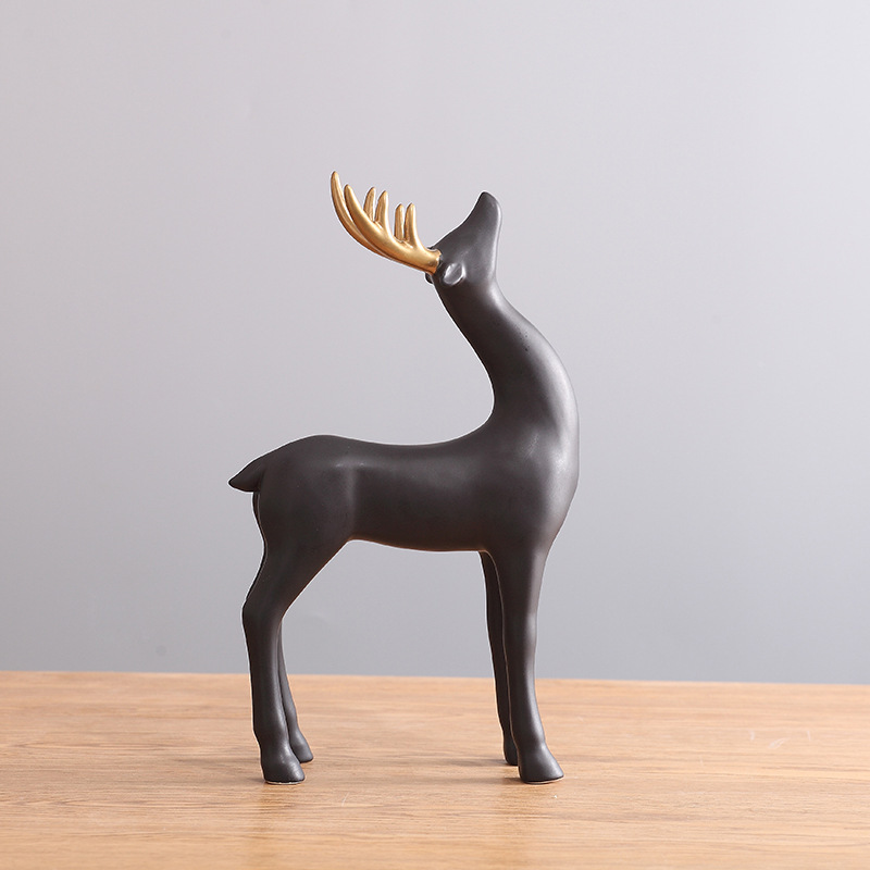Decoración del hogar nórdico alce nórdico salón TV gabinete creativo regalo de boda al por mayor