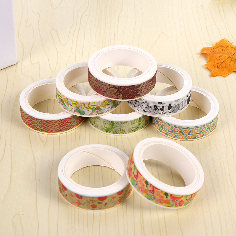 卡通纸胶带批发 和纸彩色纸胶带 多功能装饰胶带 厂家批发