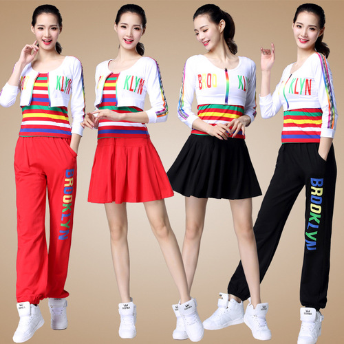 Tingzimei 2020 square dance costume new suit cotton three-piece autumn and winter long-sleeved performance costume for adults