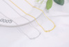 Necklace, fashionable chain for key bag , silver 925 sample, Korean style