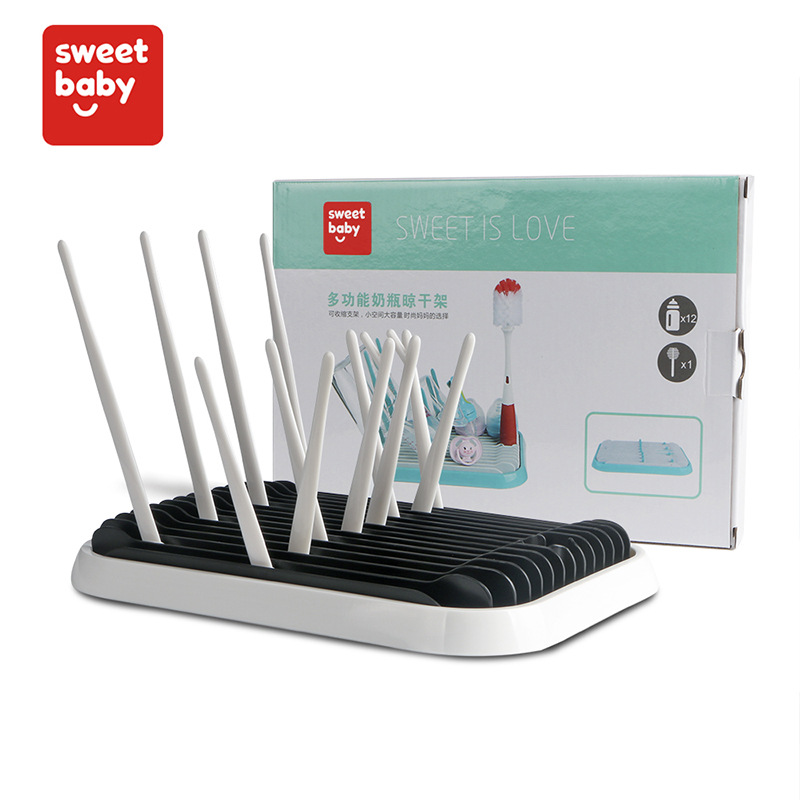 婴儿奶瓶晾干架便携式干燥架折叠杯架 架沥干架晒晾架现货批发