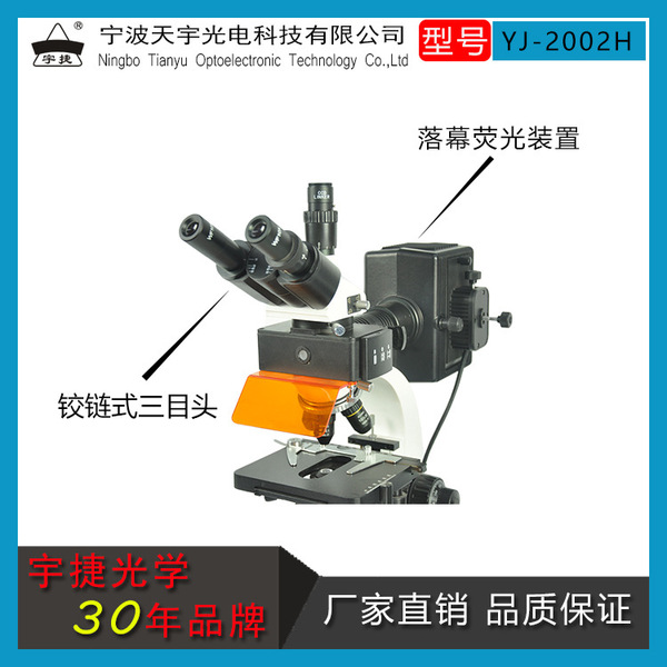 Professional fluorescence unlimited two-color microscope