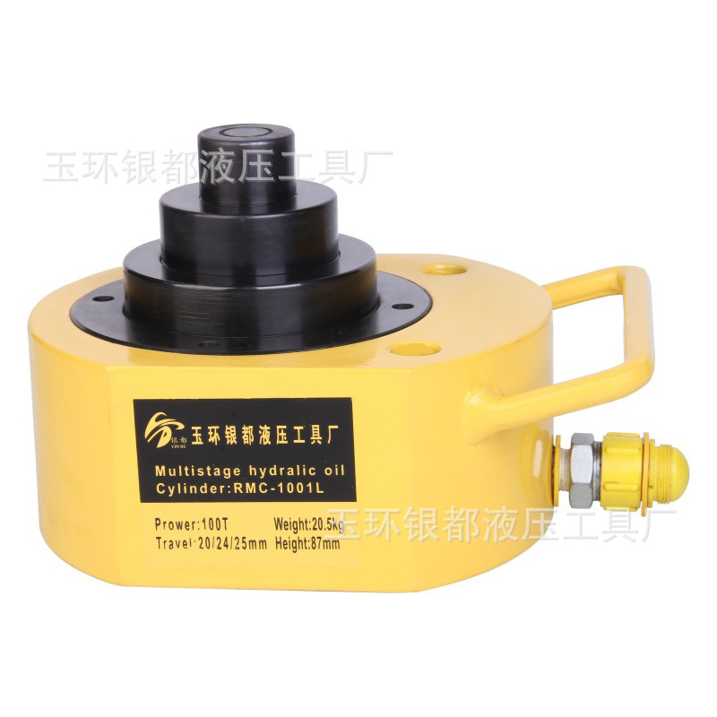 银都液压工具 多节液压千斤顶 分离式油缸 RMC-1001L 100吨