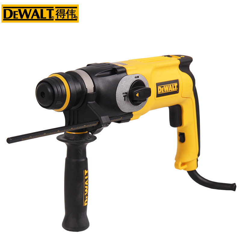 原装正品DEWALT得伟D25122K四坑二档电锤钻800W瓦混凝土两用电锤