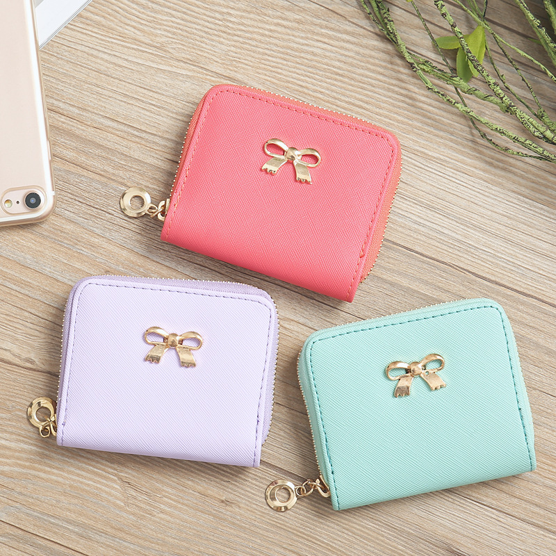 Korean Short Bow Candy-colored Small Square Bag display picture 4