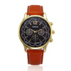 Men's watch, belt, quartz watches for leisure, suitable for import