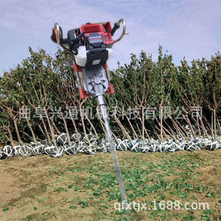 便携式汽油锯齿挖树机 手提式带土球起移栽机 挖树机厂家