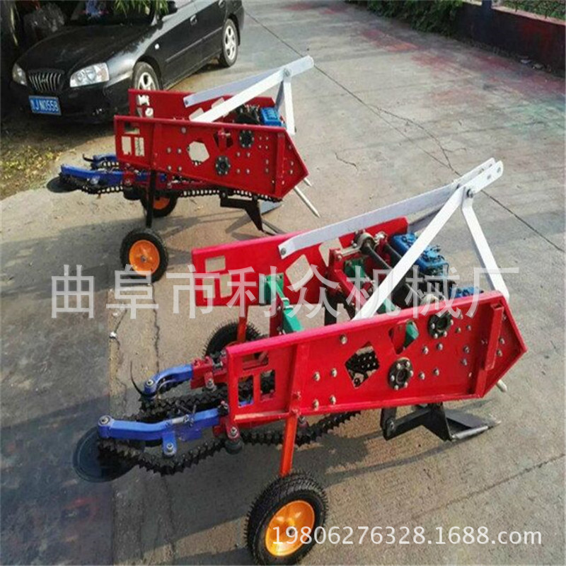 连云港 链条传动花生收获机 四轮带花生收获机