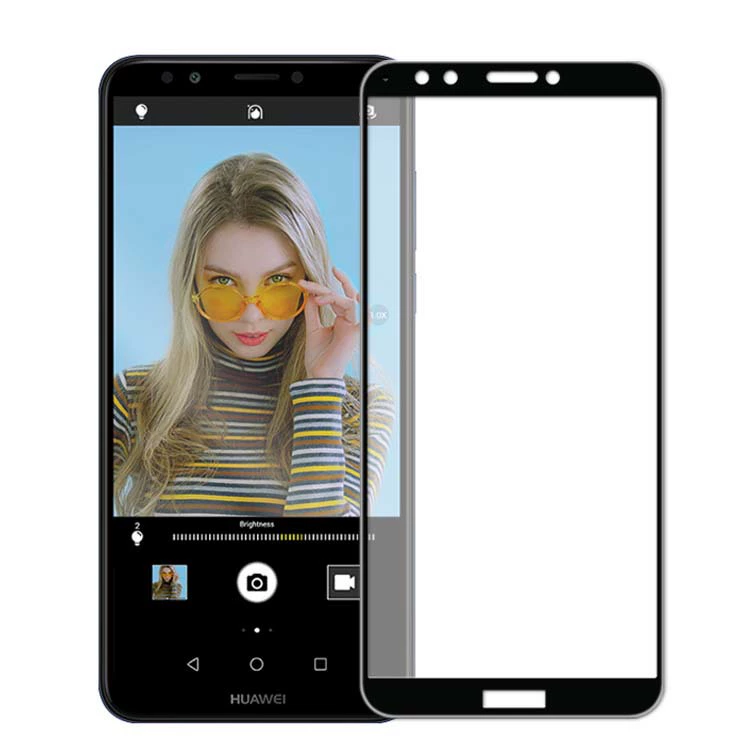 Подхватываемый Huawei Y7Prime 2018 полноэкранная защита стальная пленка версия Silk Print полноэкранные пленки