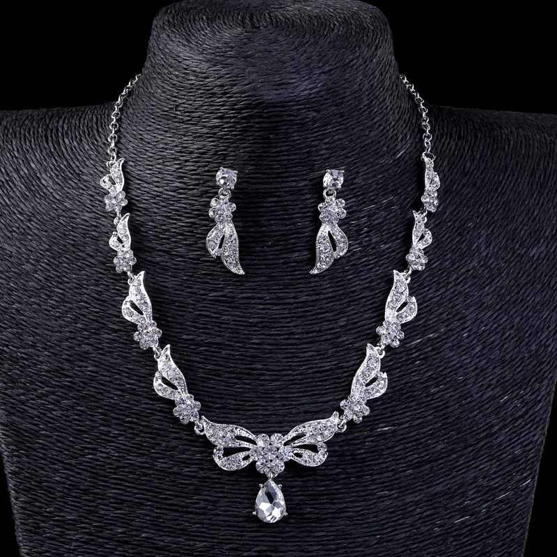 新娘项链耳环套装 巴洛克皇冠