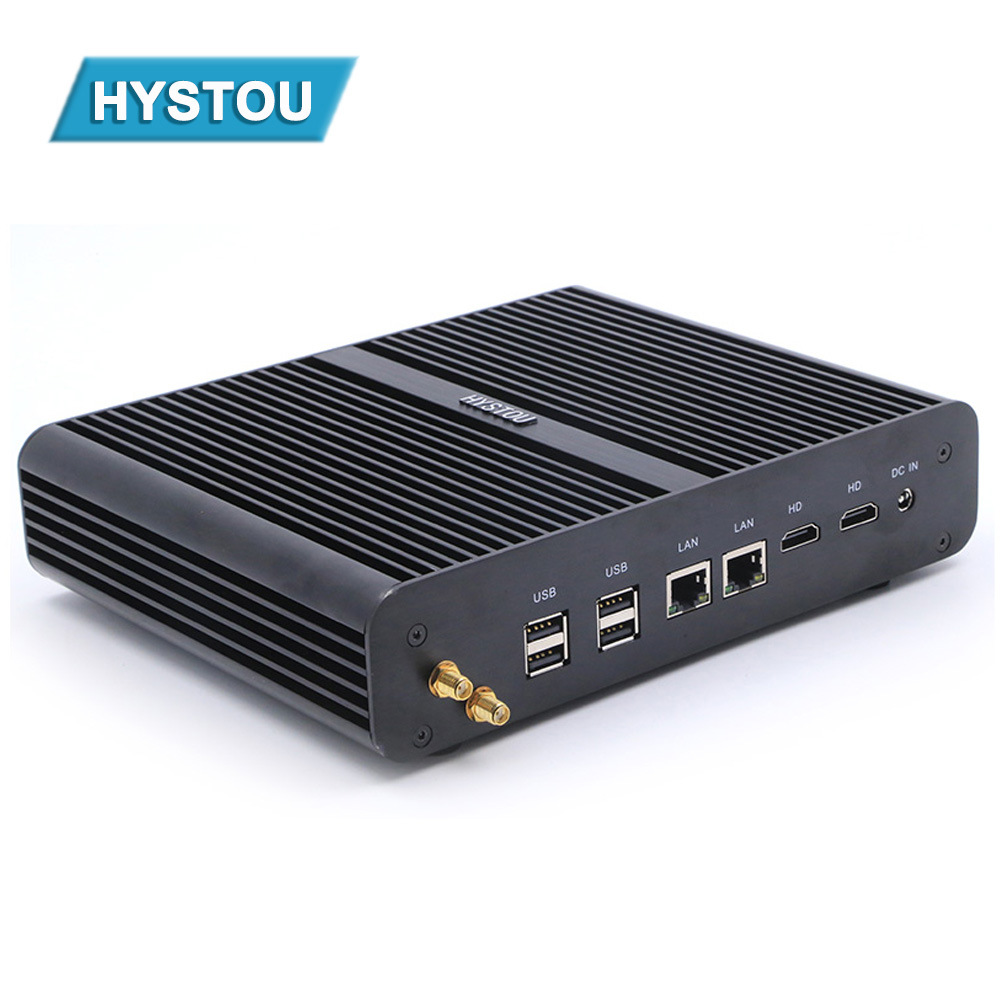 HYSTOU迷你电脑酷睿i7- 4500U双网双HD高清4K显示工控机小主机|ru