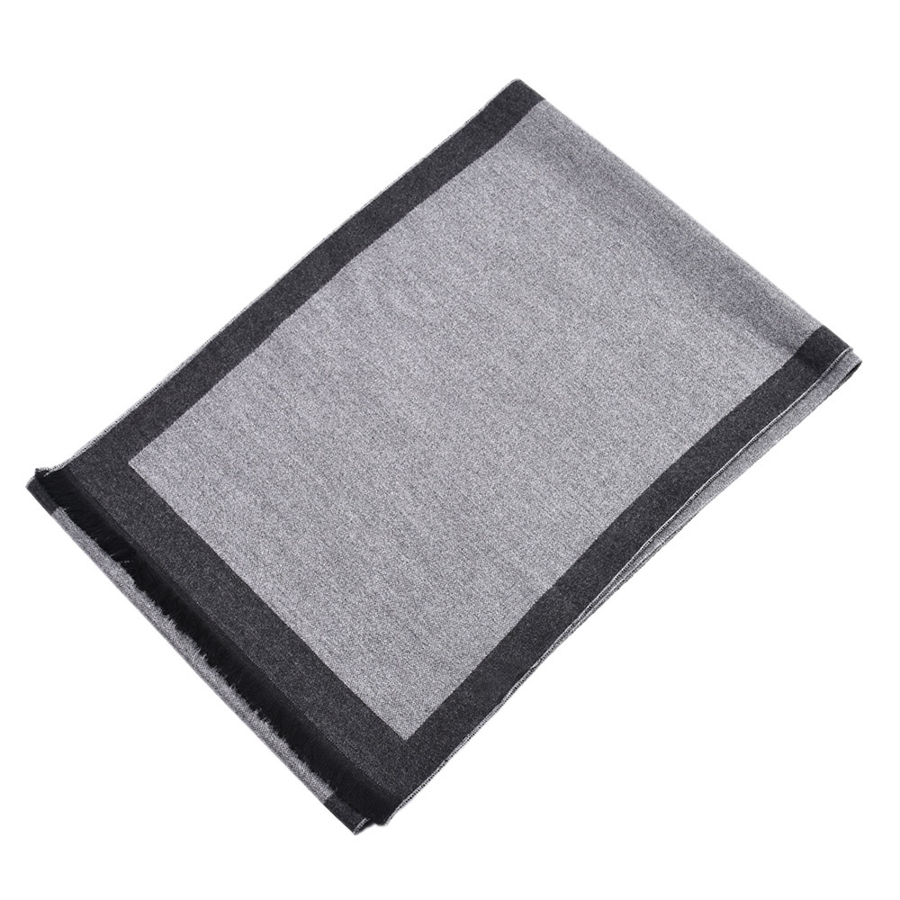 Bufanda hombre reversible de cuadros efecto cachemir otoño invierno_voghion.com