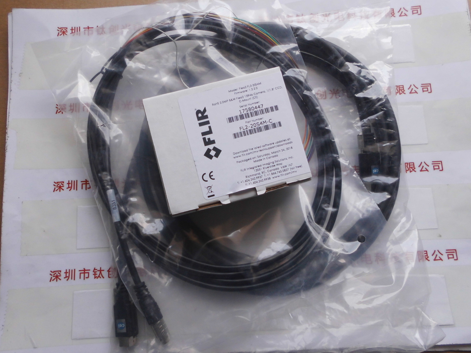 灰点POINT GREY   FL2-20S4M-C   工业相机