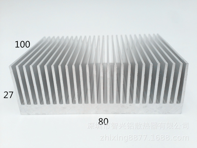 电源开关多媒体音箱设备铝型材散热片 功放铝型材散热片80*27-100