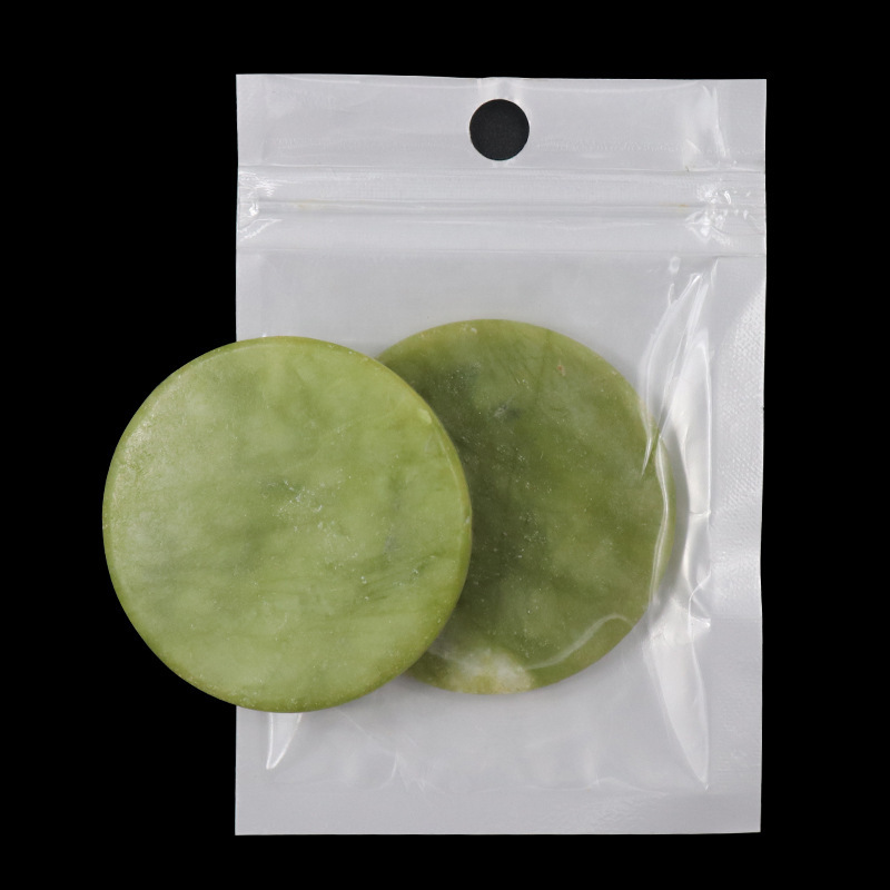 批发嫁接睫毛专用工具种植假睫毛天然玉石圆形玉石胶水垫片