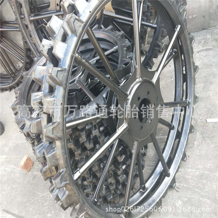 实心播种机5.00-19水田高花打药机拖拉机轮胎高85公分11宽