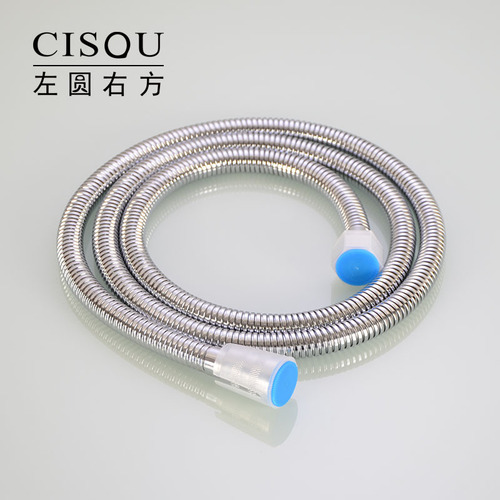 Stainless steel double-buckle shower head shower encrypted explosion-proof hose 1.5/2/2.5/3 meters accessories without knotting