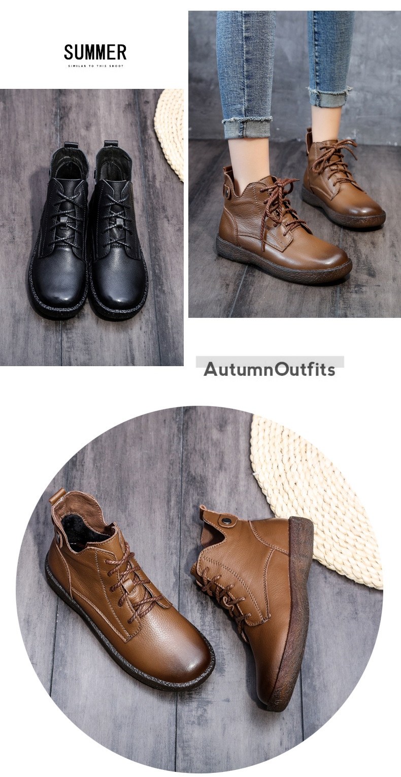 Bottes femme INFOHOMME en En cuir - Ref 3354726 Image 16