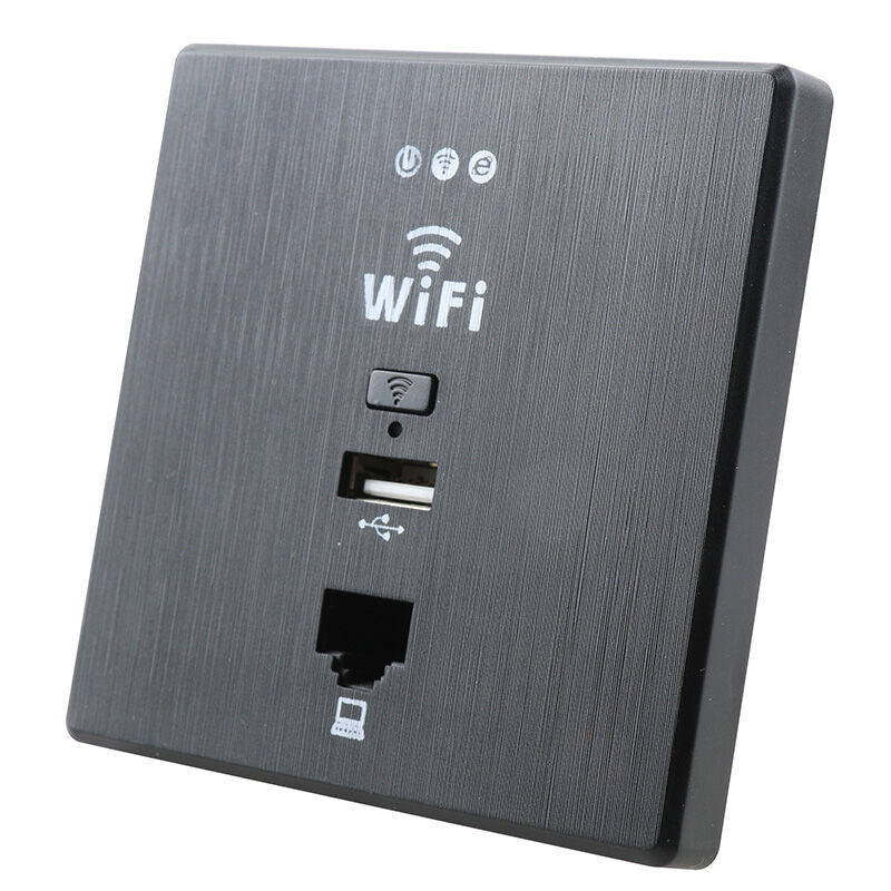 86型面板入墻AP 酒店賓館無(wú)線WiFi覆蓋無(wú)線路由器 USB充電 AC管理