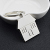 Metal house, keychain engraved, Birthday gift