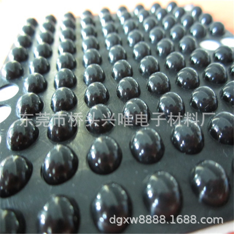 厂家直销各种环保硅胶防滑胶粒 防震耐磨硅胶橡胶胶粒垫片 硅胶粒