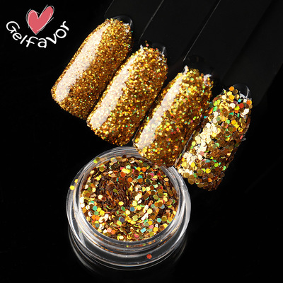 Nail Sequins Laser Flash #10.2mm Laser Silver Nail Jewelry