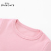 Children's cloth, T-shirt, long-sleeve girl's, 93% cotton