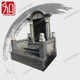 内蒙古墓碑制作 中式墓碑 农村好看坟墓图片价格实在做工好