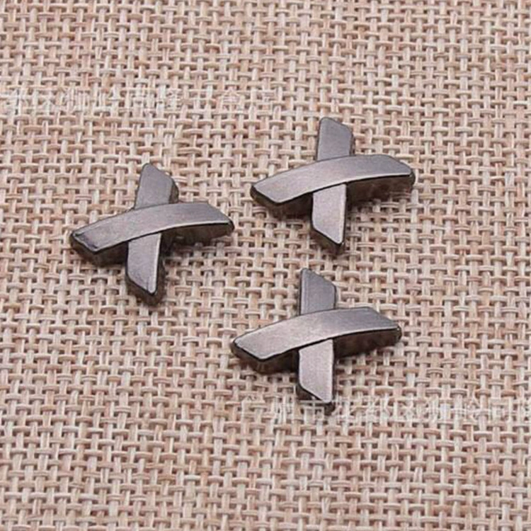 Литые ударные гвозди с прямыми продажами с фабрики, Х-образные заклепки, ударные гвозди для букв, Х-образные ударные гвозди, аксессуары для багажной фурнитуры