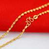 Golden necklace, jewelry, wholesale