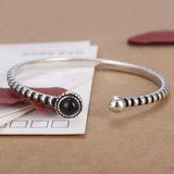 Креативный агатовый серебряный браслет, аксессуар, 2020